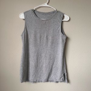 Lululemon Gray All Yours Workout Tank Top